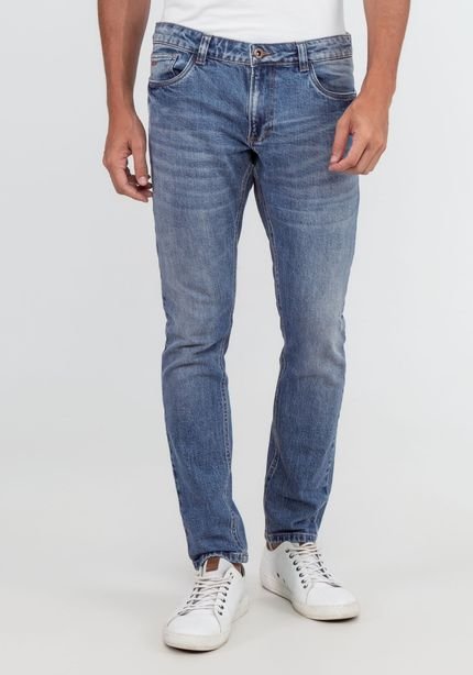 Calça Jeans Masculina Skinny Estonada - Marca Hangar 33