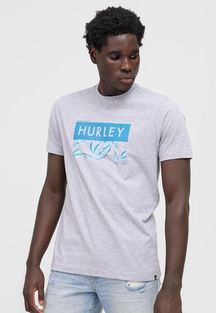 Camiseta Hurley Flora Cinza - Marca Hurley