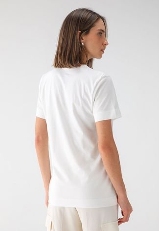 Camiseta Lança Perfume Logo Off-White