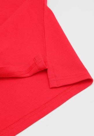 Camisa Polo Marisol Infantil Logo Vermelha