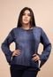 Blusa Moletom Azul Estelar  - Marca Amazonia Vital