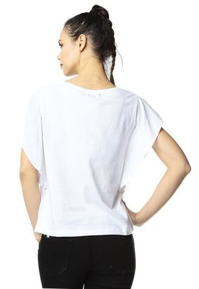 Camiseta cheap blanca desigual