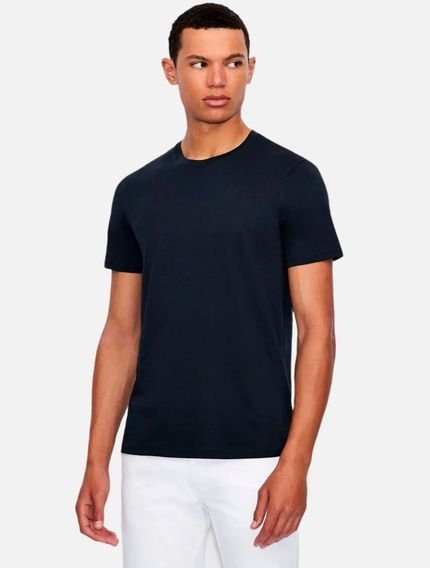 Camiseta Armani Exchange Navy 8NZT74 Azul Marinho - Marca Armani Exchange