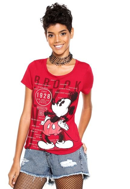 Blusa Cativa Estampada Disney Vermelha - Marca Cativa Disney