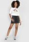 Camiseta Cropped Forever 21 Stay Groovy Off-White - Marca Forever 21