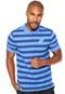 Camisa Polo Nike Sportswear PQ Striped BLD Match Up Azul - Marca Nike Sportswear