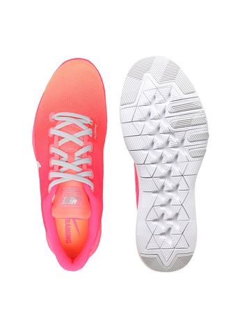 Tênis Nike W Flex Supreme Tr 5 Fade Laranja/Rosa
