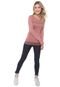 Blusa Cativa Listrada Rosa - Marca Cativa