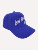 Boné Levis Curved Visor Embroidery Signature Azul Royal - Marca Levis