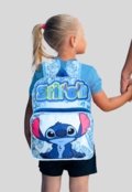 Mochila Infantil Menina Lilo Stitch Média Alça Costa Tendência Espaçosa Escolinha Creche Bolsa Reforçada Resistente Moderna Ajustável Aloha Viagem Dia a Dia - Marca Meimi Amores