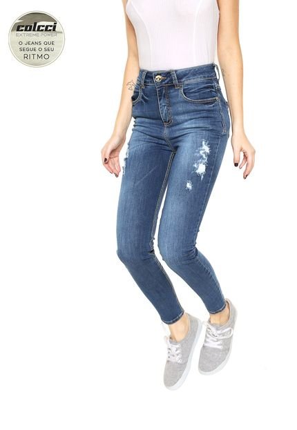 Calça Jeans Colcci Skinny Extreme Power Karen Azul - Marca Colcci