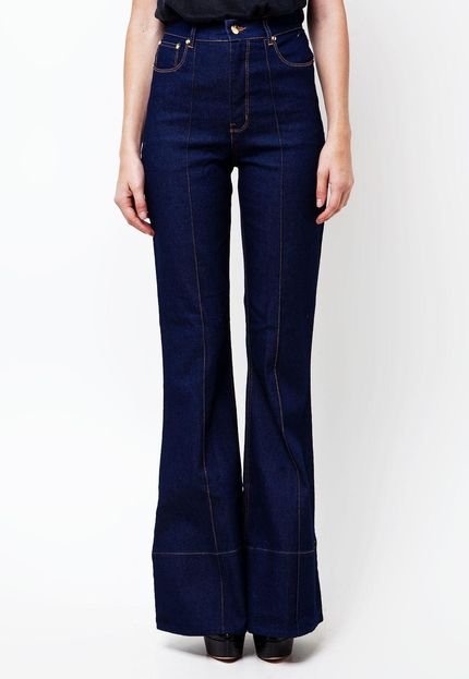 Calça Jeans Amapô Pantalona Style Azul - Marca Amapô