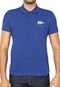 Camisa Polo Lacoste Slim Logo Azul - Marca Lacoste