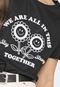 Camiseta We Are All In This Together Preta - Marca Forever 21