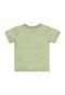 Conjunto para Bebê com Camiseta e Jardineira Quimby Verde - Marca Quimby