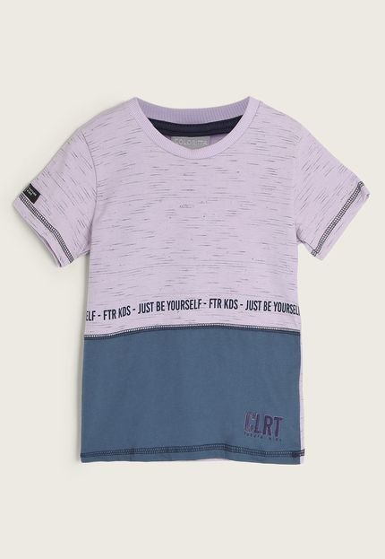 Camiseta Infantil Colorittá Be Yourself Lilás - Marca Colorittá