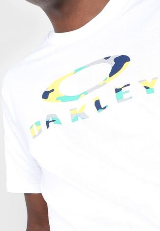 Camiseta Oakley Mod Bark Fresh Masculina - Branco