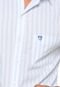 Camisa Mr Kitsch Listrada Branca/Azul - Marca MR. KITSCH