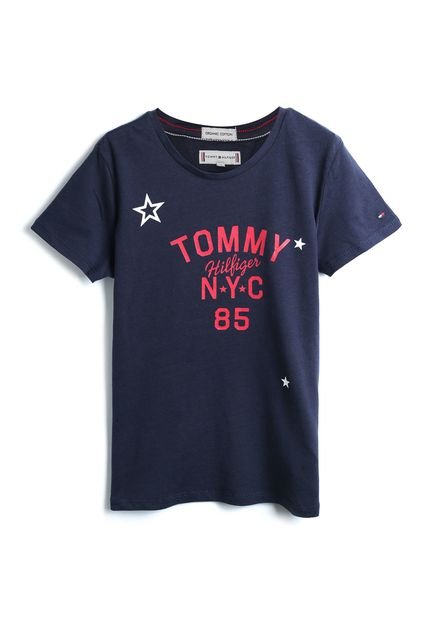 Camiseta Tommy Hilfiger Kids Menino Azul-Marinho - Marca Tommy Hilfiger Kids