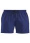 Kit 3 Shorts Praia Blequi Azul Royal Preto e Marinho - Marca Blequi