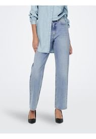 Jeans Calza Con Pretina Alta Curvi