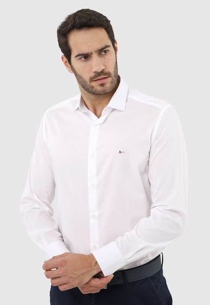 Camisa Aramis Reta Padronagem Branca - Marca Aramis