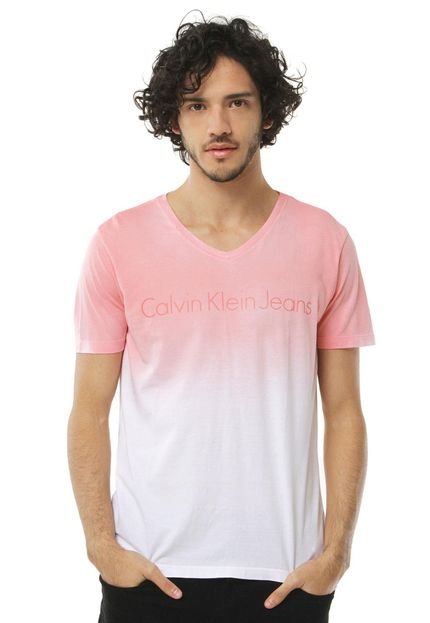 Camiseta Calvin Klein CKJ  Basic Rosa - Marca Calvin Klein Jeans
