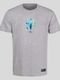 Camiseta Plus Size Masculina Cinza Mescla Floral Surf Prime WSS - Marca WSS Brasil