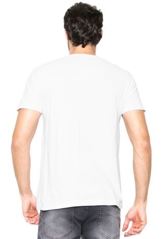 Camiseta Aramis Regular Fit Estampada Branca