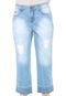 Calça Jeans Triton Flare Stoned Azul - Marca Triton