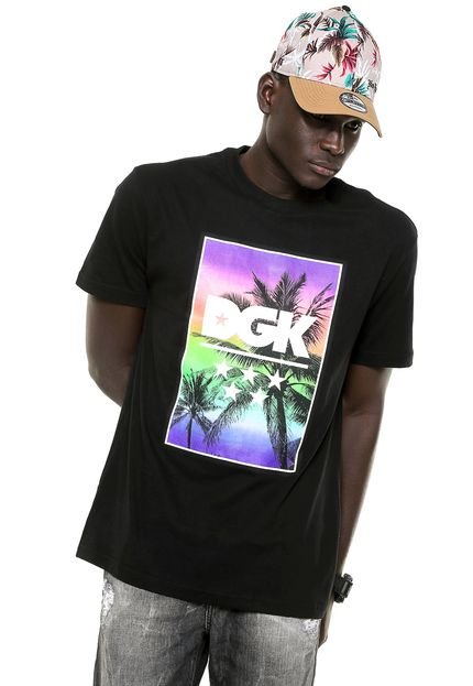 Camiseta DGK Fade Tee Preta - Marca DGK