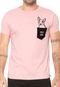 Camiseta Doc Dog Estampada Rosa - Marca Doc Dog