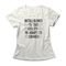 Camiseta Feminina Adapt To Change - Off White - Marca Studio Geek 