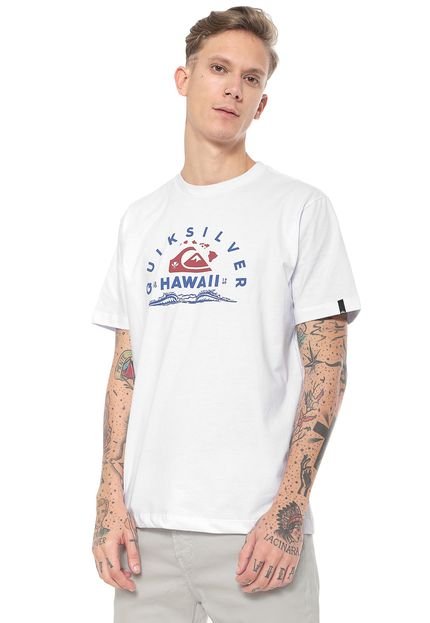 Camiseta Quiksilver Kewalo Branca - Marca Quiksilver