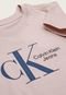 Camiseta Infantil Calvin Klein Kids Sustainable Reissue Rosa - Marca Calvin Klein Kids