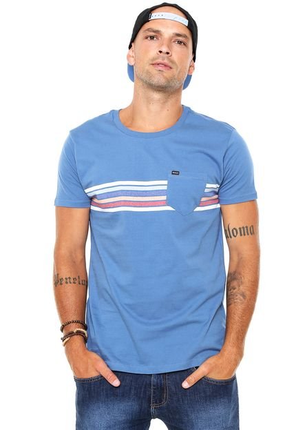 Camiseta RVCA Islands Azul - Marca RVCA