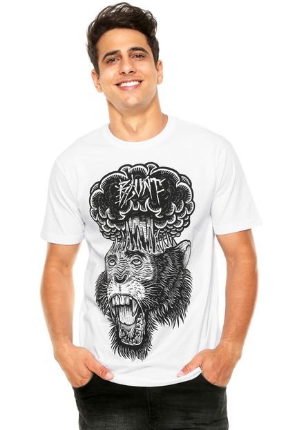 Camiseta Blunt Exploding Head Branca - Marca Blunt