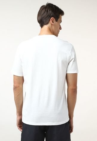 Kit 2pçs Camiseta Calvin Klein Underwear Logo Off-White
