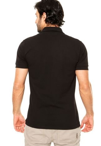 Camiseta Com Bordado- Preta- U.S. Polo Assn - PRIVALIA - O outlet