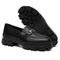 Mocassim Loafer Tratorado Sapato Oxford Preppy Preto - Marca Sw Shoes