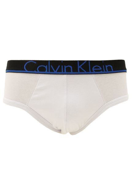 Cueca Calvin Klein Underwear Slip Logo Branca - Marca Calvin Klein Underwear