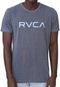 Camiseta RVCA Washed Azul-Marinho - Marca RVCA