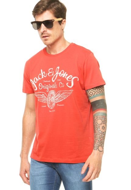 Camiseta Jack & Jones Raffa Vermelha - Marca Jack & Jones