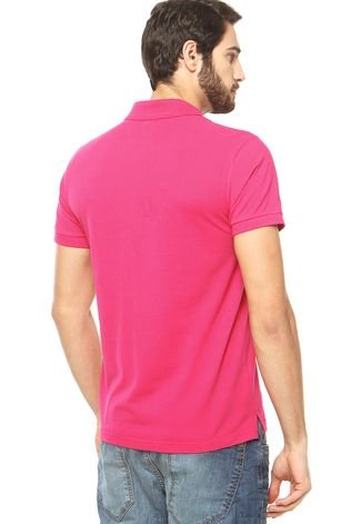 Camisa Polo Sommer Bordado Rosa