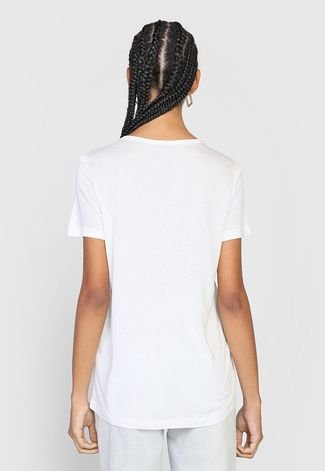 Camiseta Colcci Brilho Branca