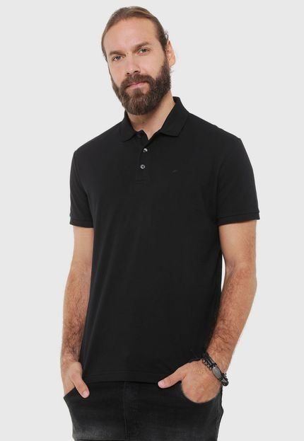 Camisa Polo Ellus Reta Classic Preta - Marca Ellus