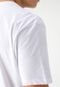 Camiseta Volcom Reta Logo Branca - Marca Volcom