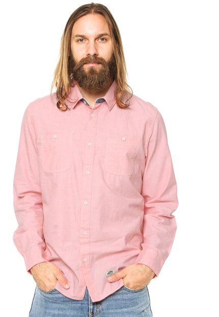 Camisa Vans Guilder LS Rosa - Marca Vans