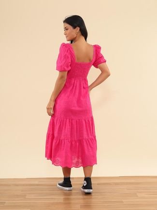 Vestido Laise Bufante Pink