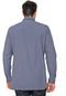 Camisa Lacoste Slim Geométrica Azul-marinho/Cinza - Marca Lacoste